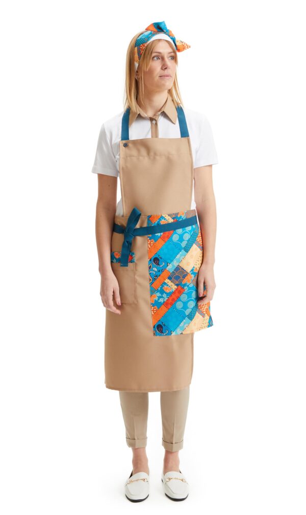 Grembiuli Cucina Uomo Grembiule Tabard Premium Per Chef, Catering E Pulizie - Con Tasche, Unisex, Nuovo E Di Alta Qualità, Made In UK Grembiule Da Cucina Bianco - Foto 6