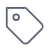 ico-benvebuto - Mevi s.r.l. - Mevi s.r.l. Tag icon with a small circular hole at the top-left